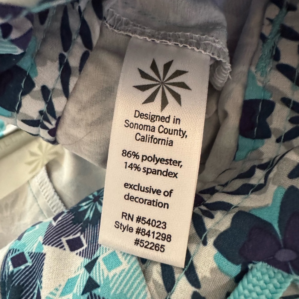 Athleta Turquoisey Patterned Skort - image 4